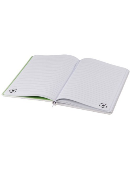 Libreta A5 con cinta de pelota de futbol Rowan