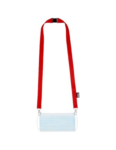Lanyard de PET reciclado con dos ganchos "Adam"