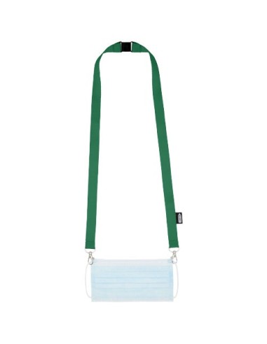 Lanyard de PET reciclado con dos ganchos "Adam"