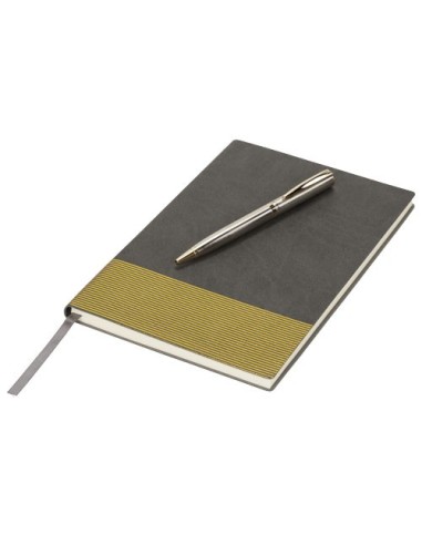 Set de regalo con Libreta A5 y boligrafo Midas