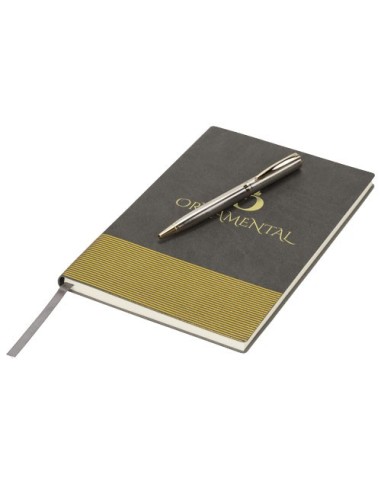 Set de regalo con Libreta A5 y boligrafo Midas