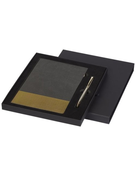 Set de regalo con Libreta A5 y boligrafo Midas