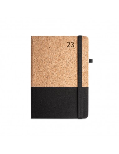 QUENTAL A5 Agenda de corcho y lino