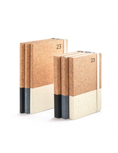 QUENTAL A5 Agenda de corcho y lino