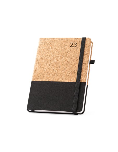 QUENTAL A5 Agenda de corcho y lino