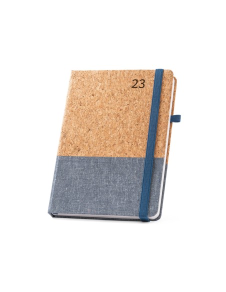 QUENTAL A5 Agenda de corcho y lino