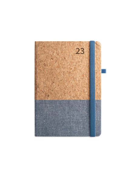 QUENTAL A5 Agenda de corcho y lino