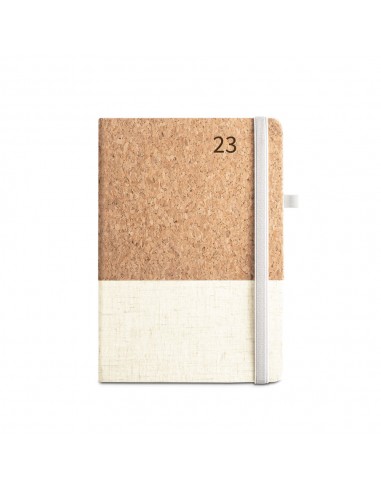 QUENTAL A5 Agenda de corcho y lino