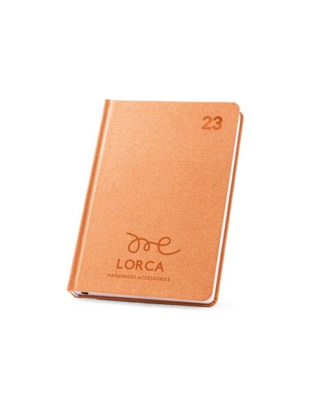 LORCA A5 Agenda de piel reciclada