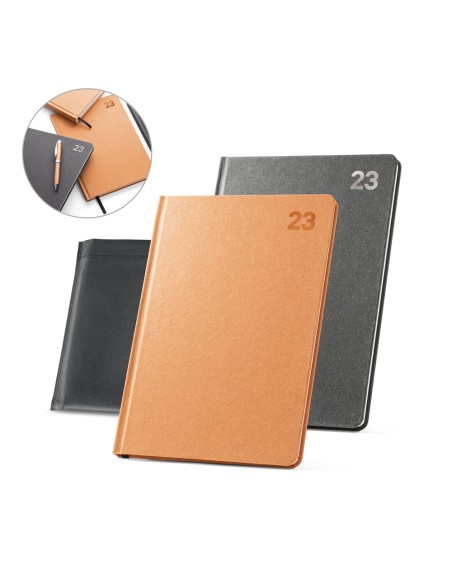 LORCA B5 Agenda de piel reciclada