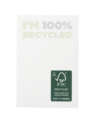 Bloc de notas adhesivas de papel reciclado de...