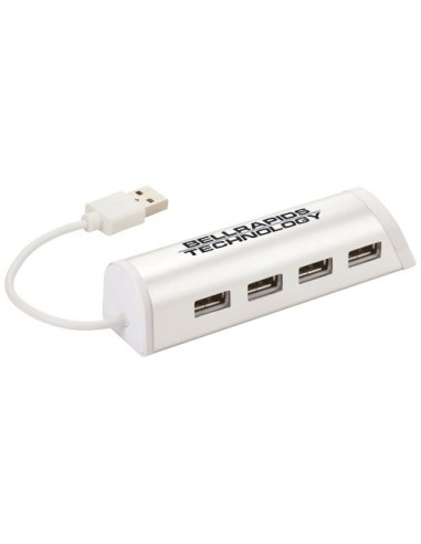 Hub con 4 puertos USB y soporte de telefono Power