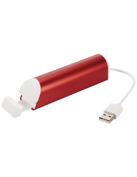 Hub con 4 puertos USB y soporte de telefono Power