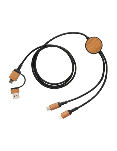 Cable Ohio 6 en 1 de plástico reciclado...