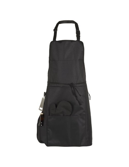 Delantal con bolsillo impermeable para barbacoa Grill