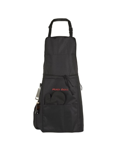 Delantal con bolsillo impermeable para barbacoa Grill
