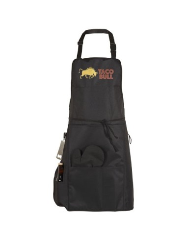Delantal con bolsillo impermeable para barbacoa Grill