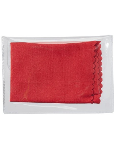 Pano de limpieza de microfibra con estuche Cleens