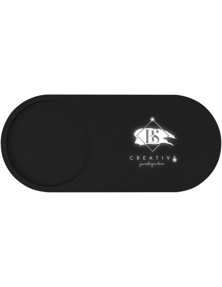 Base de carga inalámbrica con logotipo retroiluminado de 10 W y soporte para lápices de bambú "SCX.design W17"