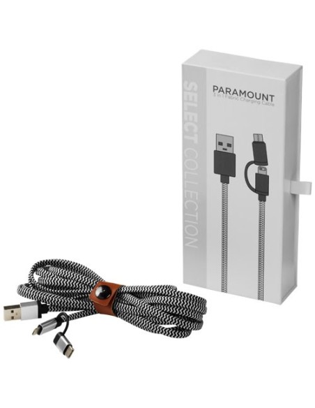 Cable de carga de tela 3 en 1 Paramount