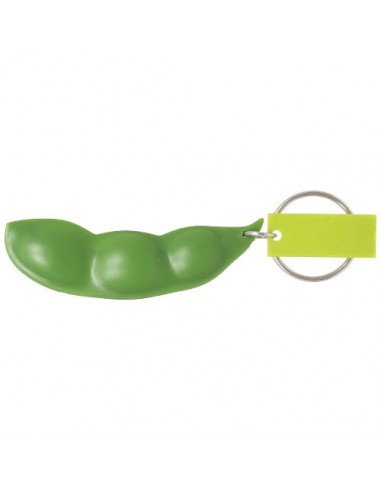 Llavero antiestres con forma de vaina de guisantes Sweatpea