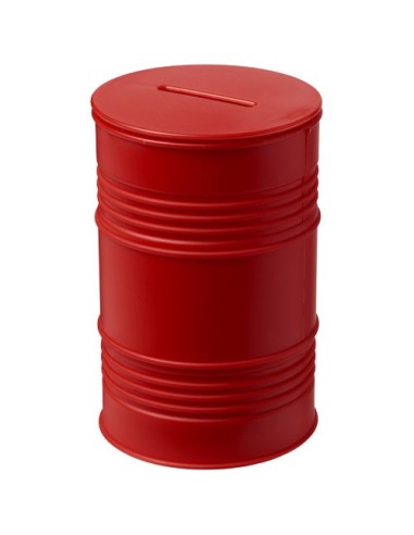 Hucha con forma de barril de petroleo Banc