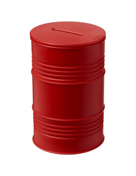 Hucha con forma de barril de petroleo Banc