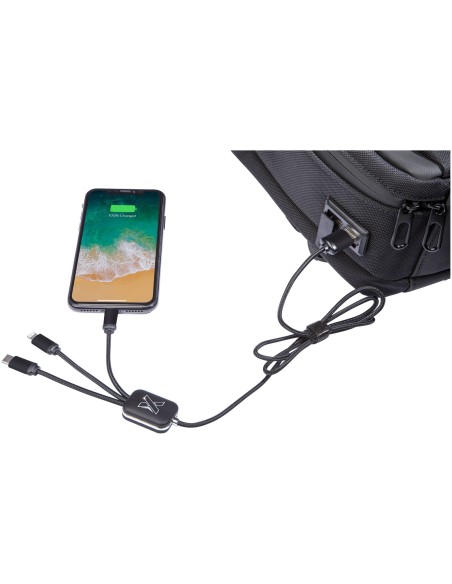 SCX.design Mochila de negocios con batería de 10 000 mAh L10