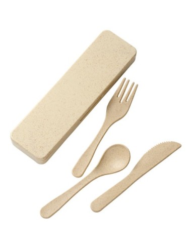Juego de cubiertos de fibra de bambu Bamberg