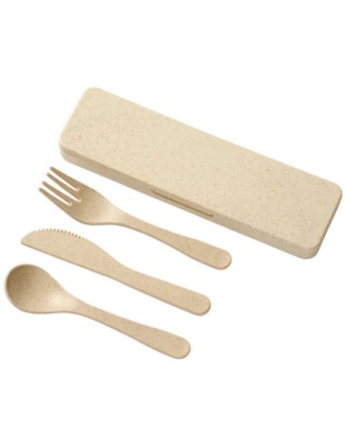 Juego de cubiertos de fibra de bambu Bamberg