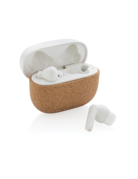 Auriculares TWS de corcho y plástico reciclado Oregon RCS