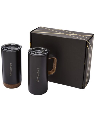 Set de regalo con taza y vaso de cobre al vacio Valhalla