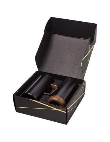 Set de regalo con taza y vaso de cobre al vacio Valhalla