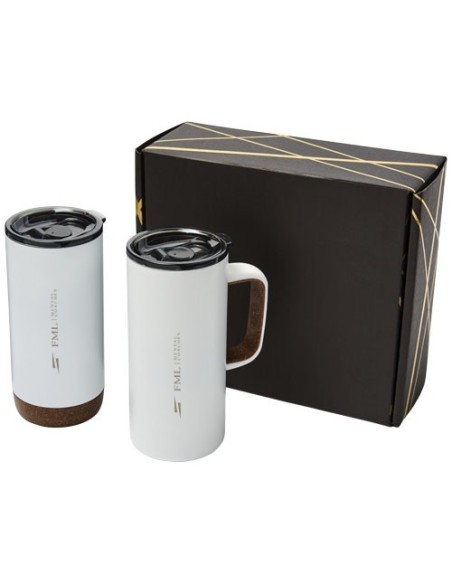 Set de regalo con taza y vaso de cobre al vacio Valhalla