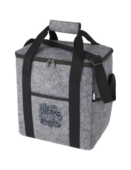 Bolsa isotérmica de fieltro reciclado GRS para botellas de 21 L "Felta"