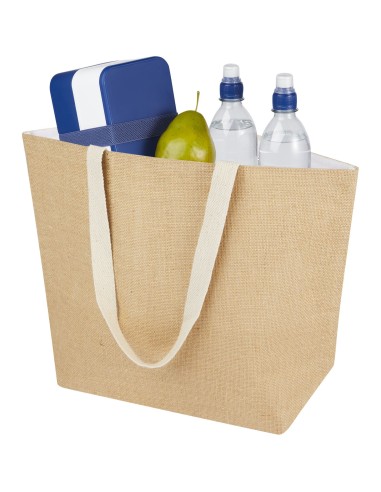 Bolsa Tote isotérmica de yute de 300 g/m² de 12...
