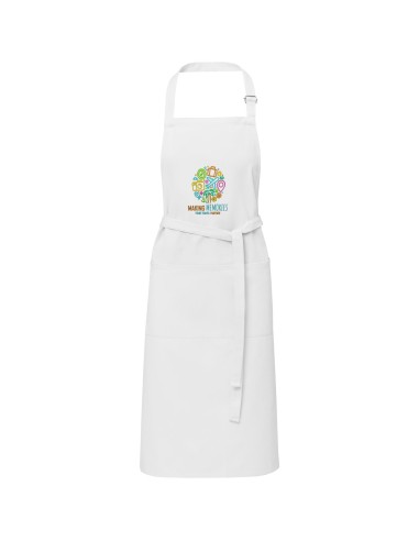Andrea apron with adjustable neck strap