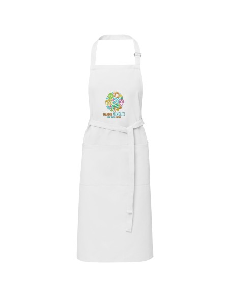 Andrea apron with adjustable neck strap