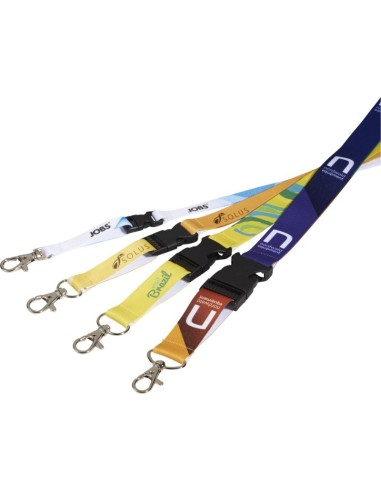 Lanyard  con hebilla a todo color a 2 caras