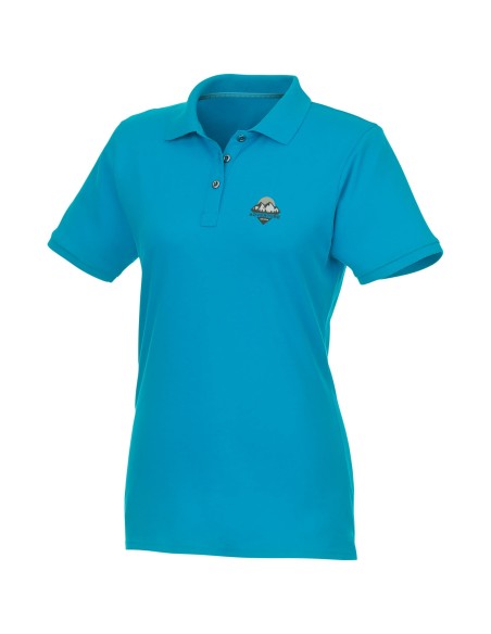 Polo de manga corta de material reciclado orgánico para mujer "Beryl"
