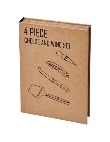 Set de regalo para vino y queso de 4 piezas Reze