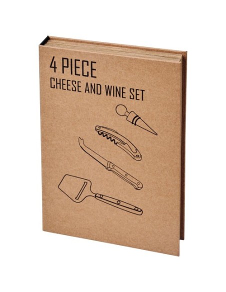 Set de regalo para vino y queso de 4 piezas Reze