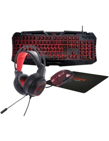 Kit de gaming "Prixton Fenix"