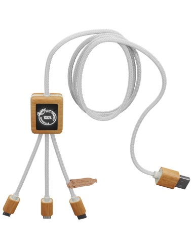 Cable de carga 3 en 1 de PET reciclado con...