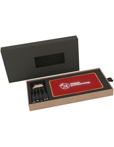 Batería externa inalámbrica luminosa de 5000...