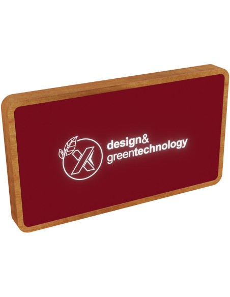 Batería externa inalámbrica luminosa de 5000 mAh "SCX.design P36"