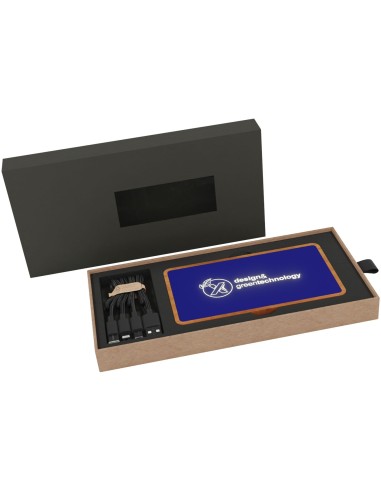 Batería externa inalámbrica luminosa de 5000...