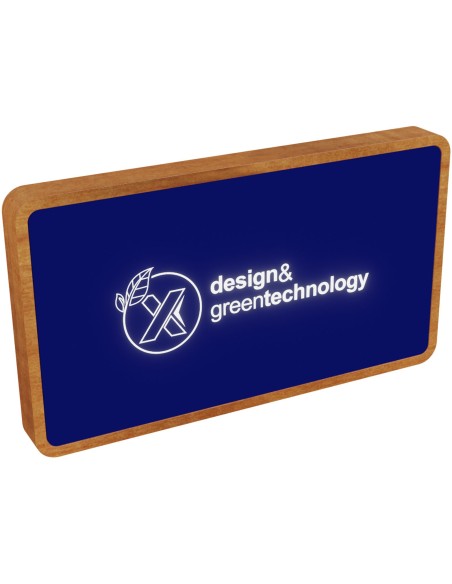Batería externa inalámbrica luminosa de 5000 mAh "SCX.design P36"