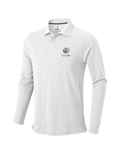 Polo de manga larga de hombre Oakville