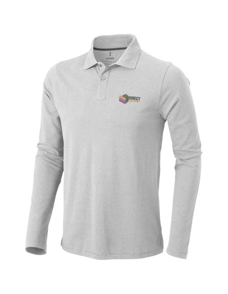 Polo de manga larga de hombre Oakville